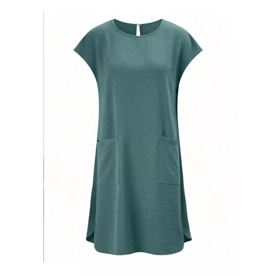 Loose Fit T-Shirt Dress with Pockets Apparel and Accessories
