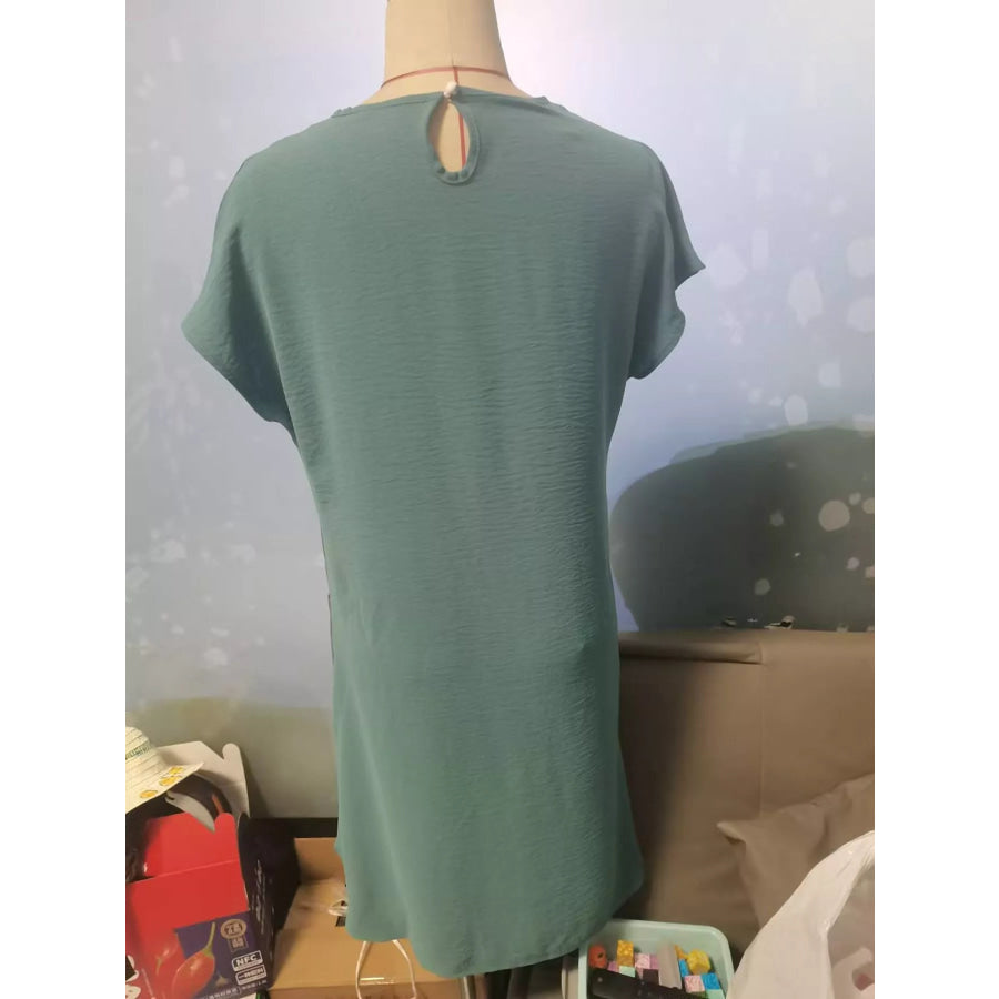 Loose Fit T-Shirt Dress with Pockets Apparel and Accessories
