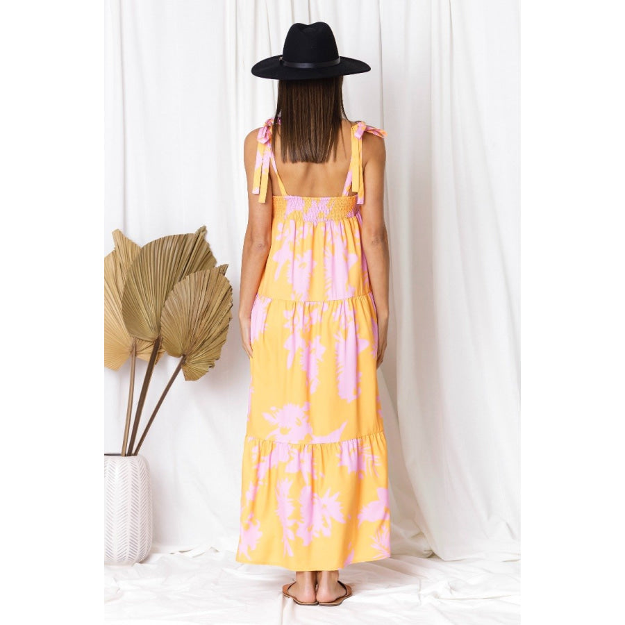 New! Love Lily The Label - Pink Caribbean Tiered Maxi Dress Maxi Dress