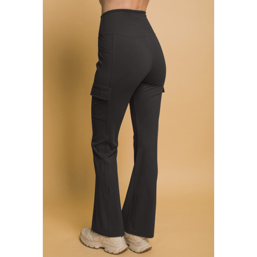 Love Tree Flared Cargo Leggings Apparel and Accessories