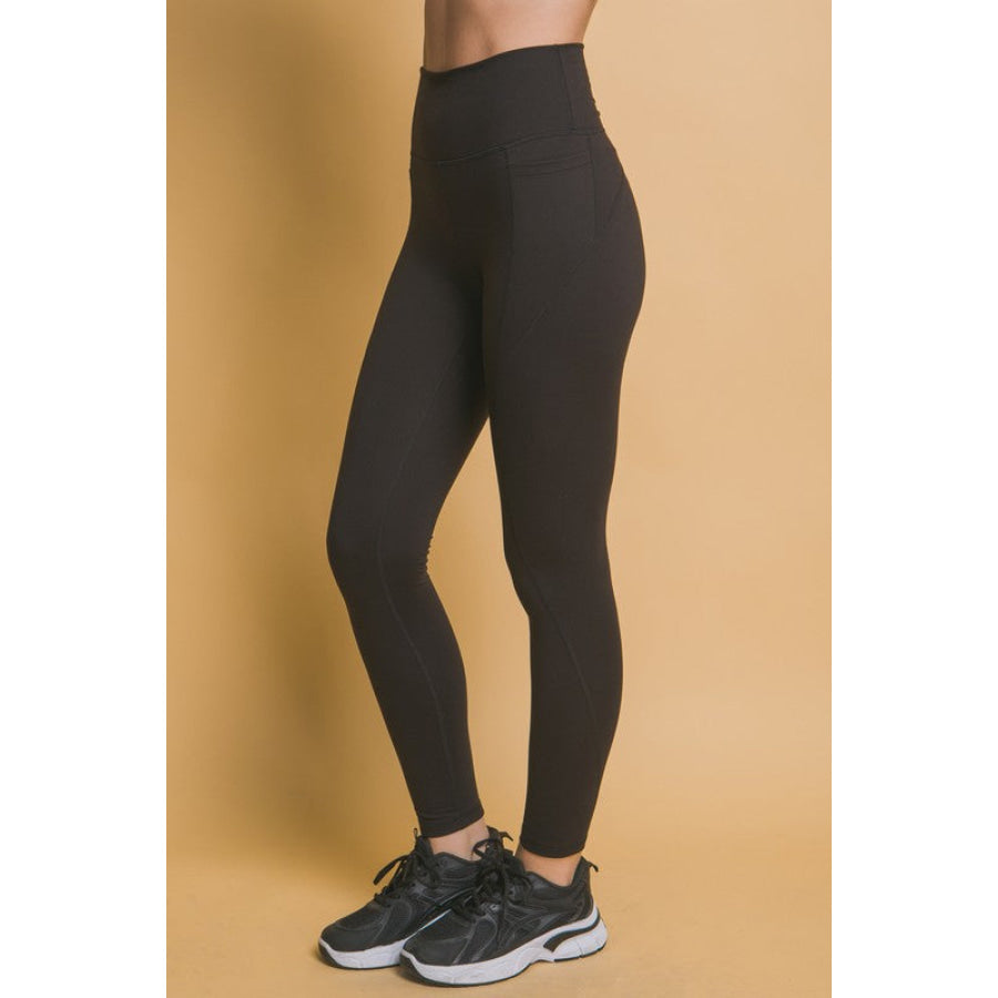 Love Tree High Waist Leggings with Side Pockets Apparel and Accessories