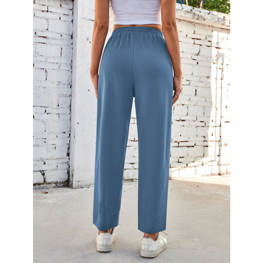 Lovelet Drawstring Pants with Pockets Apparel and Accessories