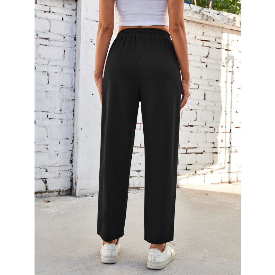 Lovelet Drawstring Pants with Pockets Apparel and Accessories