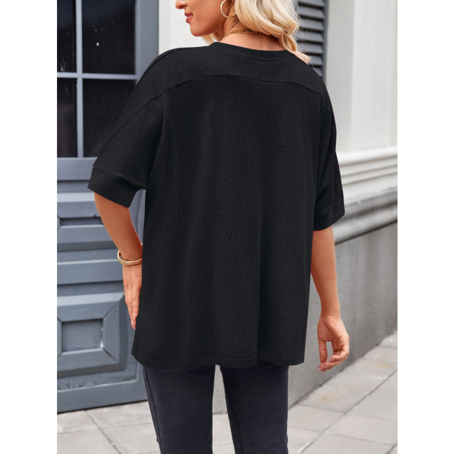 Lovelet Round Neck Half Sleeve T-Shirt Apparel and Accessories