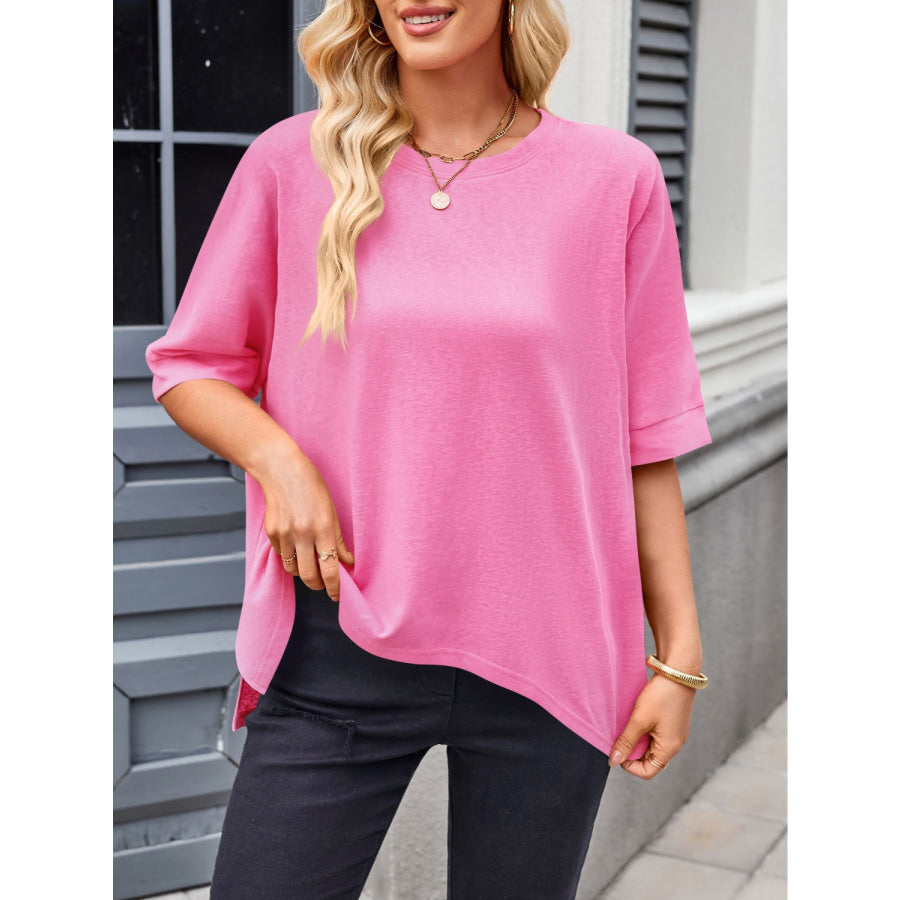 Lovelet Round Neck Half Sleeve T-Shirt Apparel and Accessories