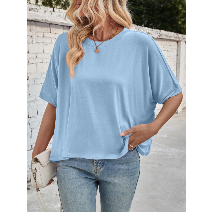 Lovelet Round Neck Half Sleeve T-Shirt Apparel and Accessories