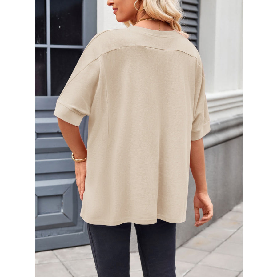 Lovelet Round Neck Half Sleeve T-Shirt Apparel and Accessories