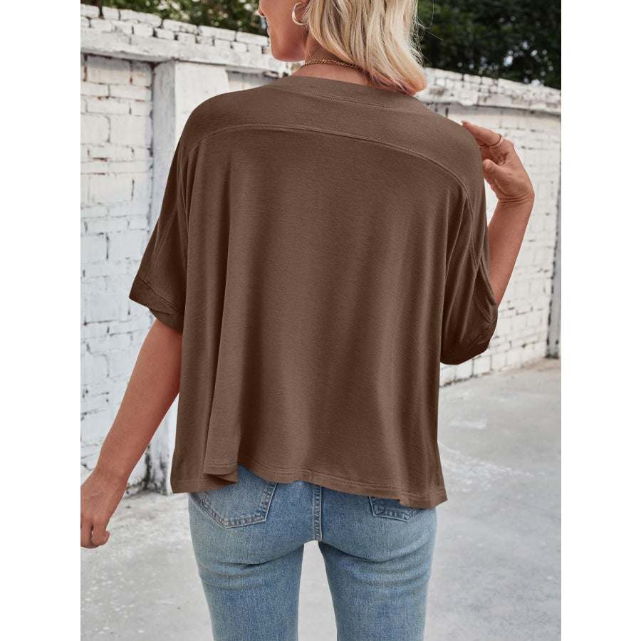 Lovelet Round Neck Half Sleeve T-Shirt Apparel and Accessories