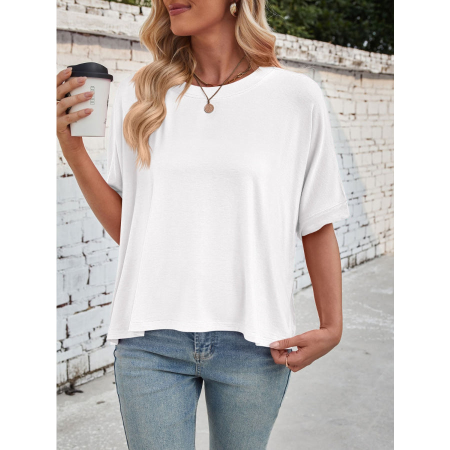 Lovelet Round Neck Half Sleeve T-Shirt Apparel and Accessories