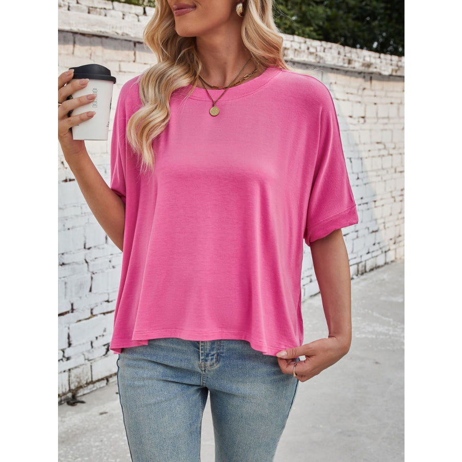 Lovelet Round Neck Half Sleeve T-Shirt Apparel and Accessories