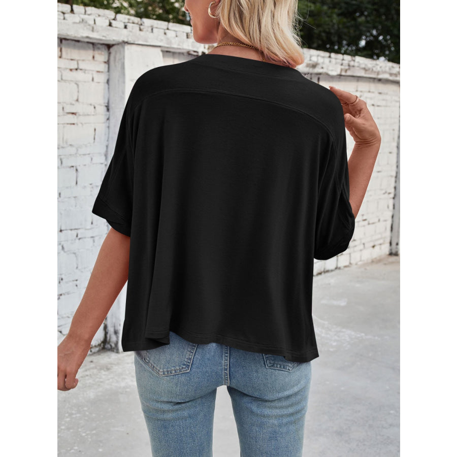 Lovelet Round Neck Half Sleeve T-Shirt Apparel and Accessories