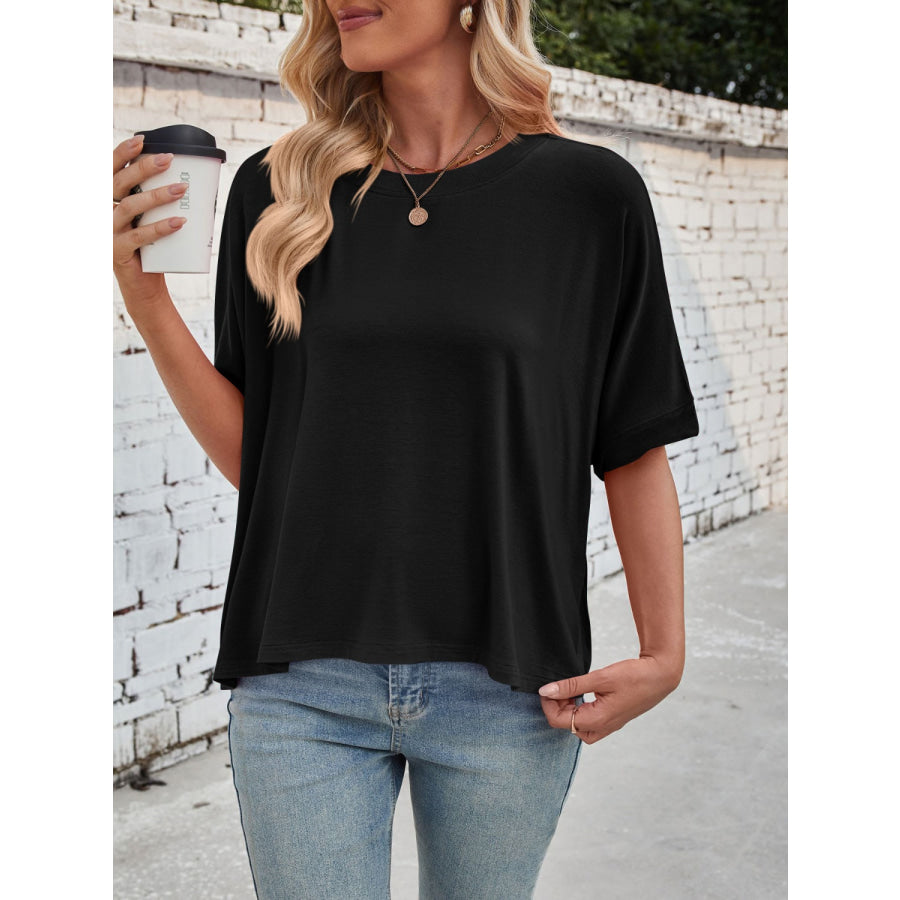 Lovelet Round Neck Half Sleeve T-Shirt Apparel and Accessories