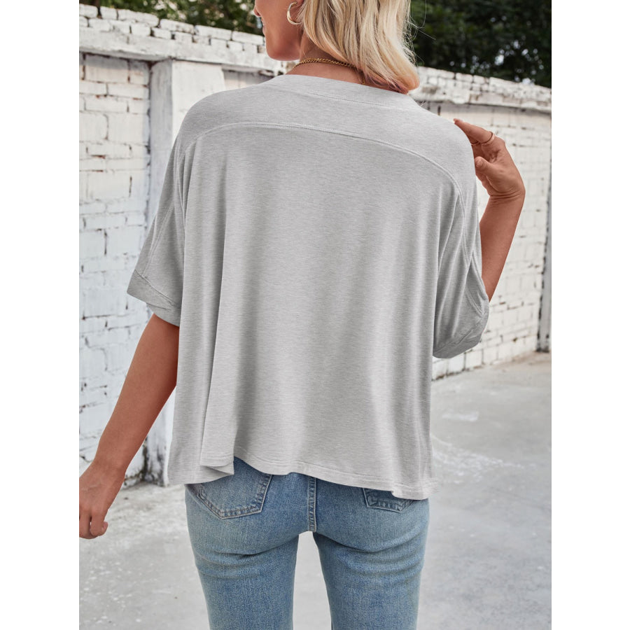 Lovelet Round Neck Half Sleeve T-Shirt Apparel and Accessories