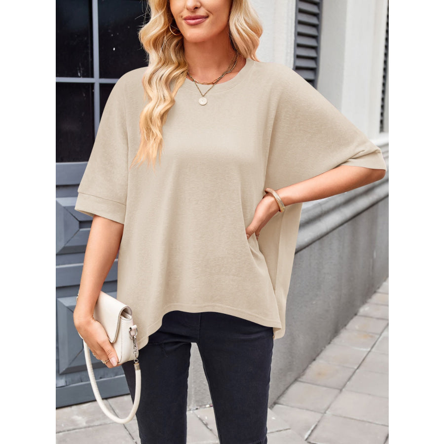 Lovelet Round Neck Half Sleeve T-Shirt Apparel and Accessories