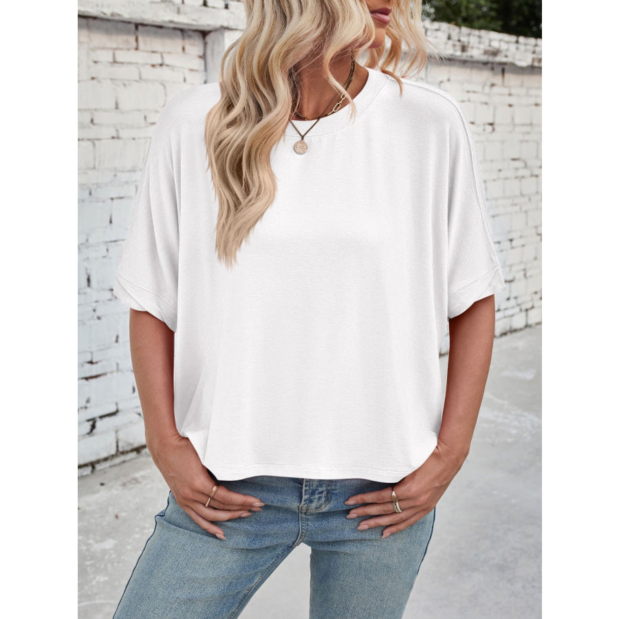 Lovelet Round Neck Half Sleeve T-Shirt Apparel and Accessories