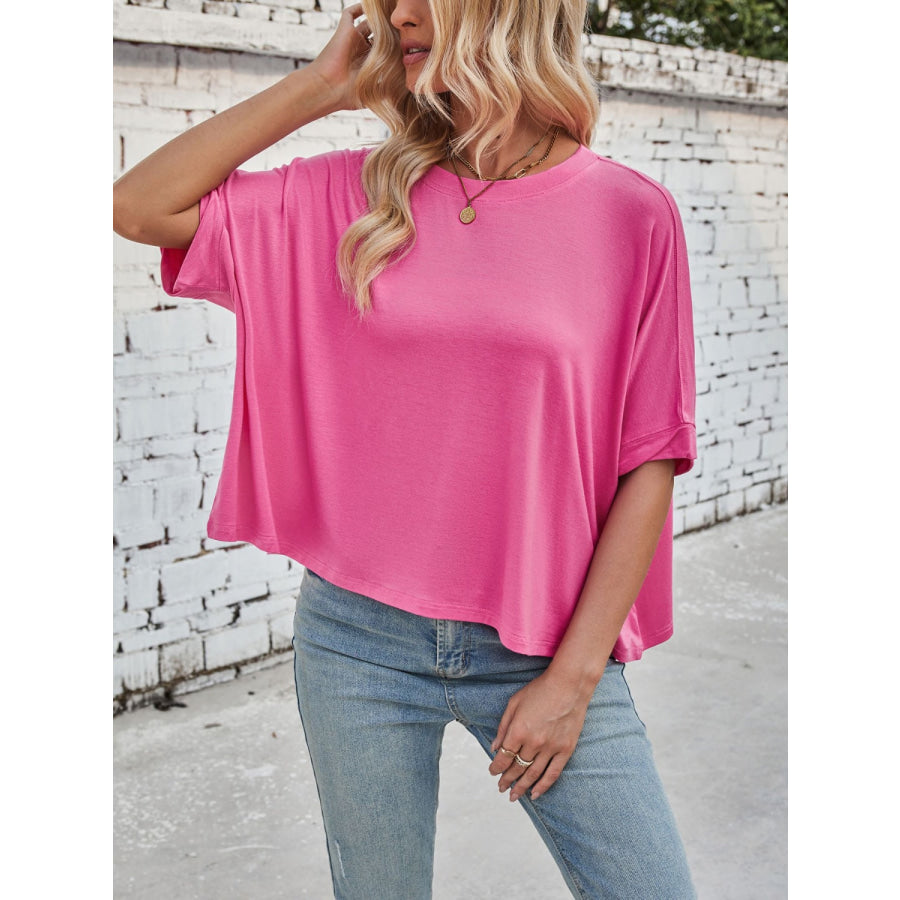 Lovelet Round Neck Half Sleeve T-Shirt Apparel and Accessories