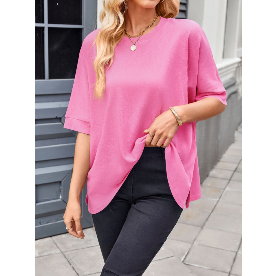 Lovelet Round Neck Half Sleeve T-Shirt Apparel and Accessories