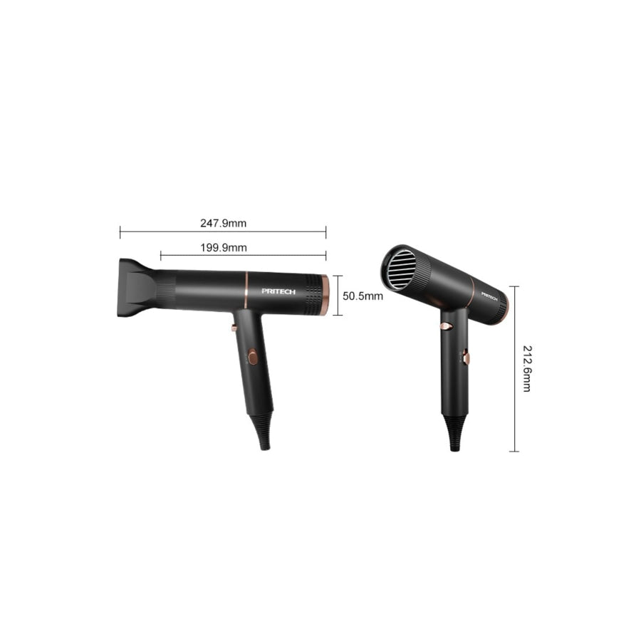 Low Noise Household Hair Dryer Black / European plug Apparel and Accessories