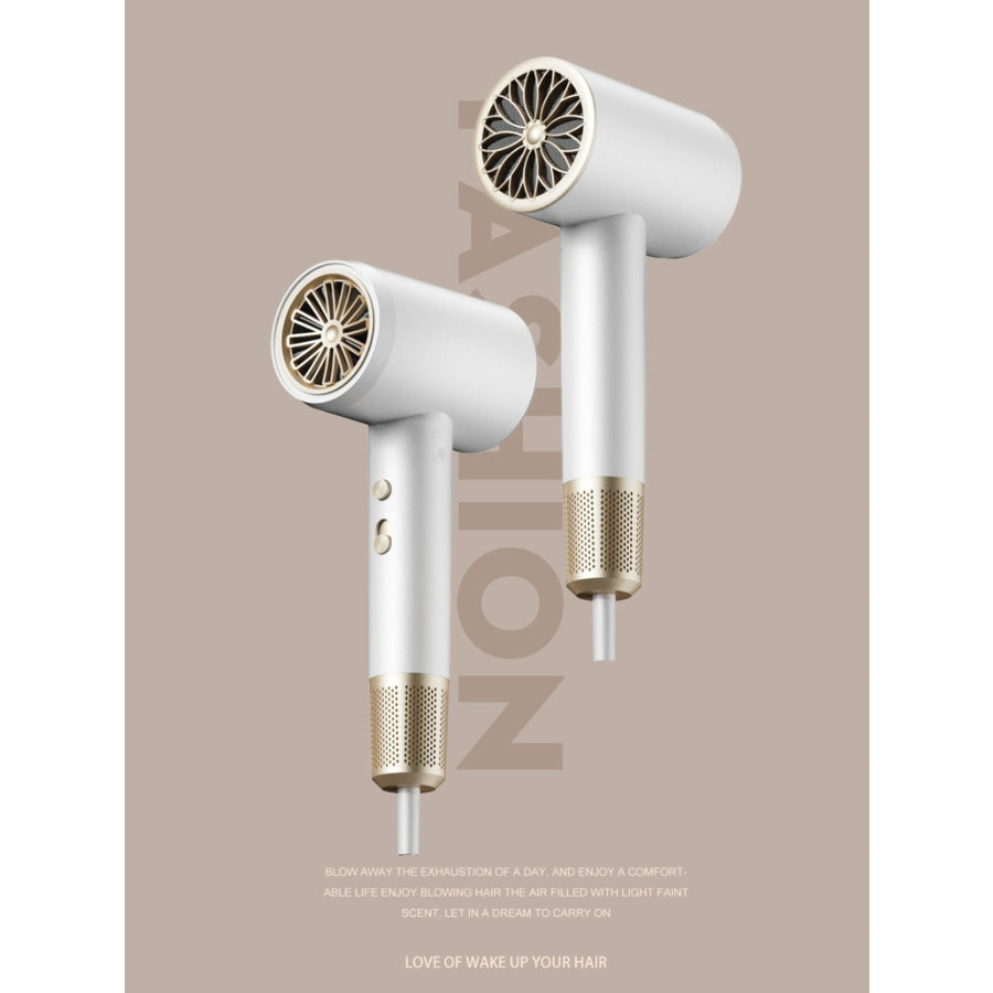 Low Noise Household Hair Dryer White / European plug Apparel and Accessories