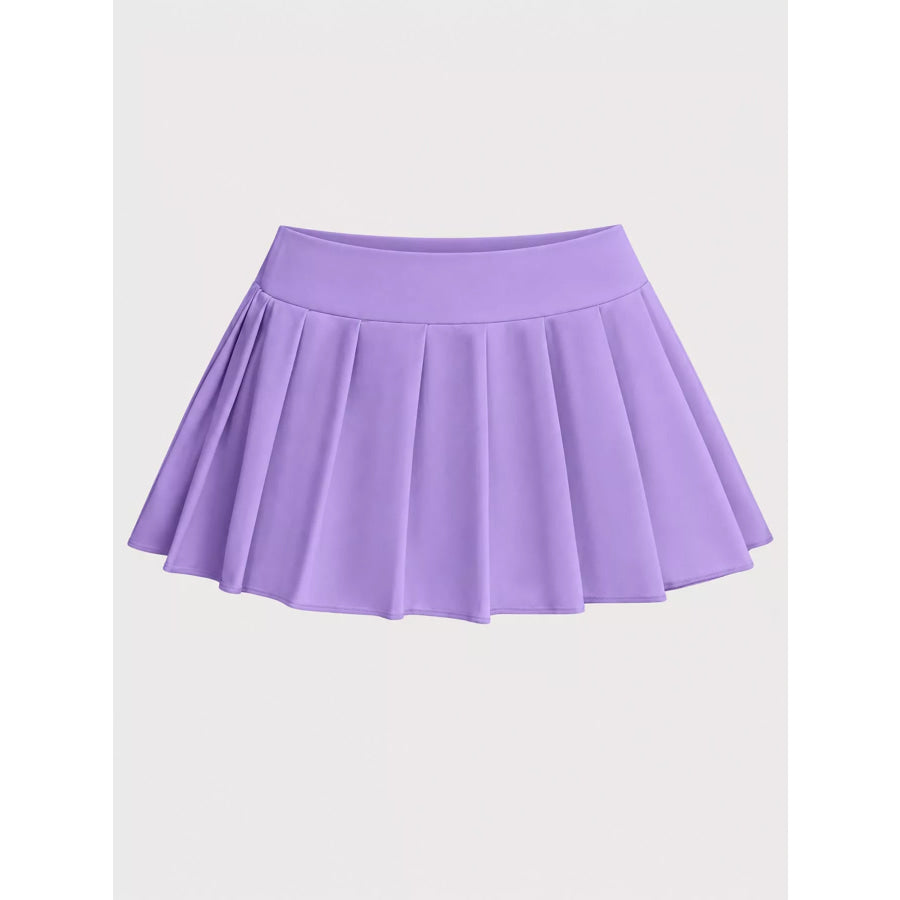Low Waist Pleated Micro Mini Skirt Apparel and Accessories