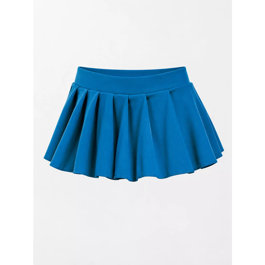 Low Waist Pleated Micro Mini Skirt Apparel and Accessories