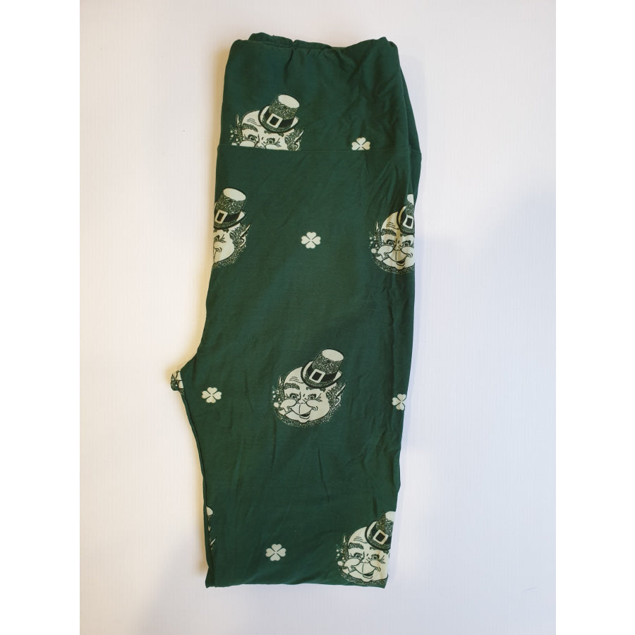 LuLaRoe OS Leggings OS / Leprechaun Clover Leggings