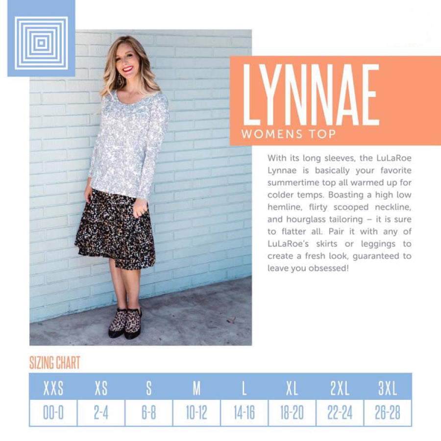 LuLaRoe Lynnae Long Sleeve Top - Size 2XL Tops