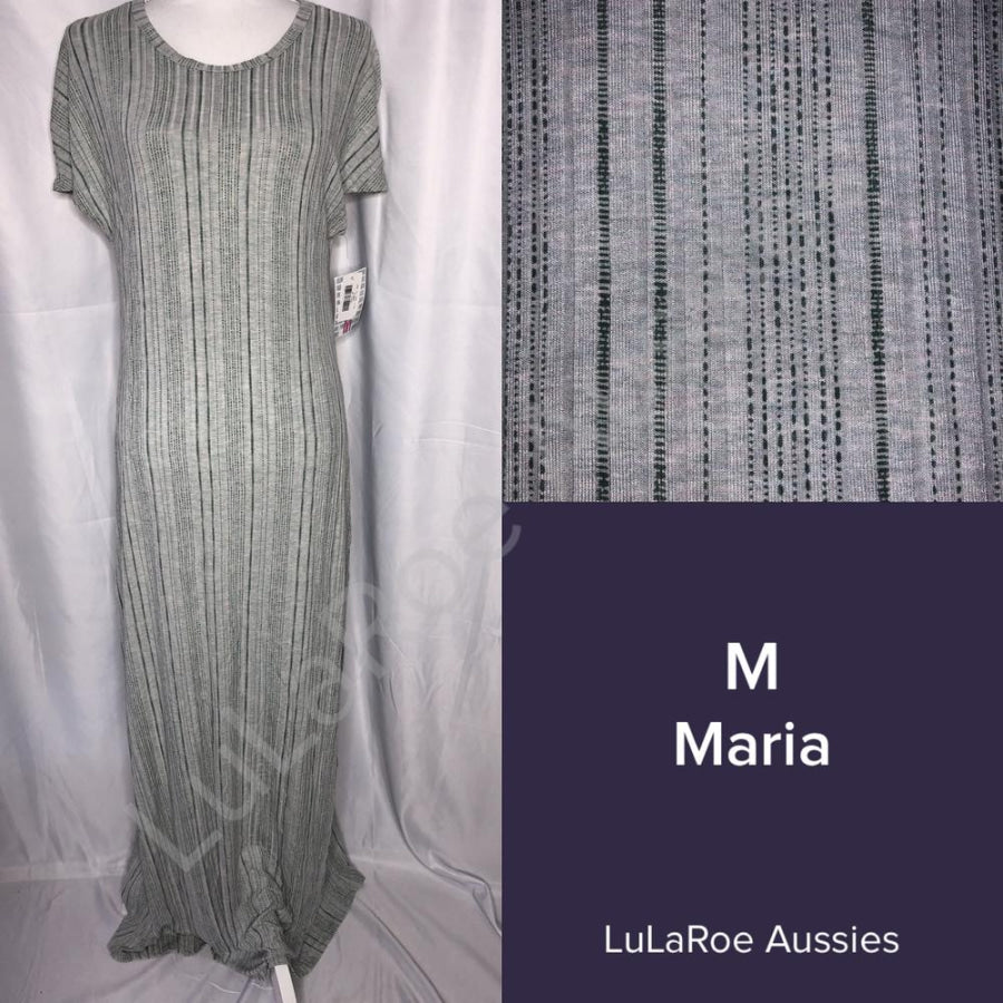 LuLaRoe Maria Maxi Dress - Size Medium M / Faded grey Dresses