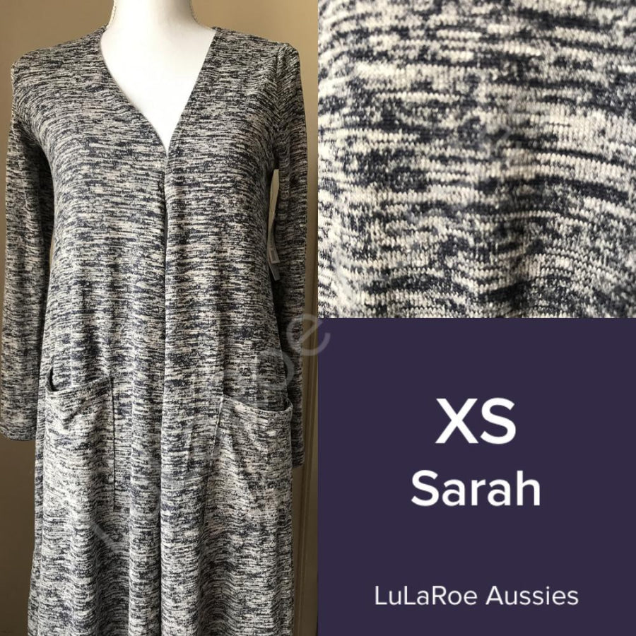 Lularoe Sarah Xs / Navy/grey Marle Coverups