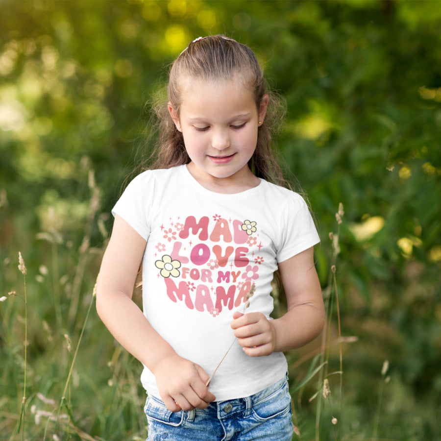 Mad Love For My Mama Youth &amp; Toddler Graphic Tee 2T / White Youth Graphic Tee