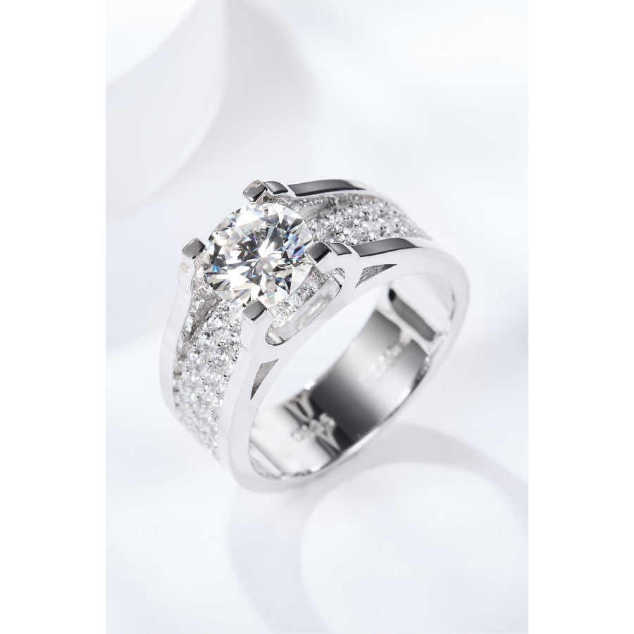 Made To Shine 1 Carat Moissanite Ring Silver / 7