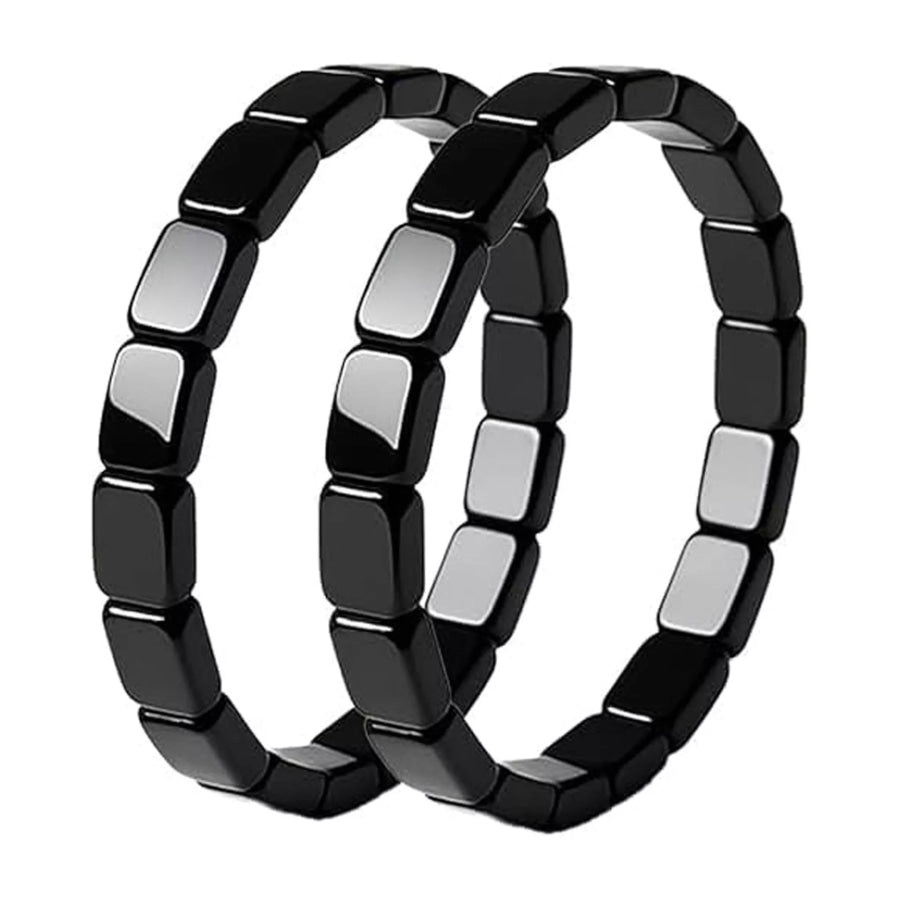 Magnetic Stone Bracelet Black / onesize Apparel and Accessories