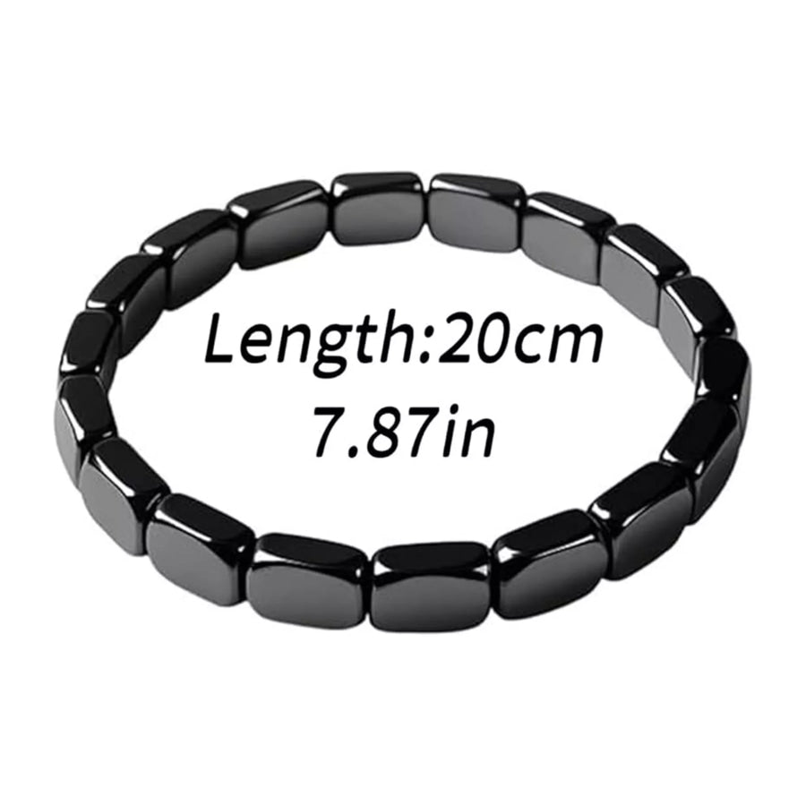 Magnetic Stone Bracelet Black / onesize Apparel and Accessories