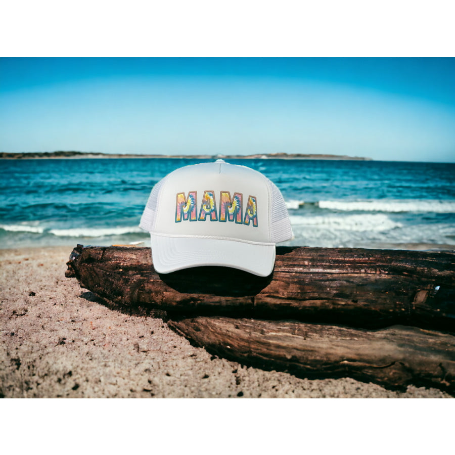 Mama Tie Dye Foam Trucker Hat Hat