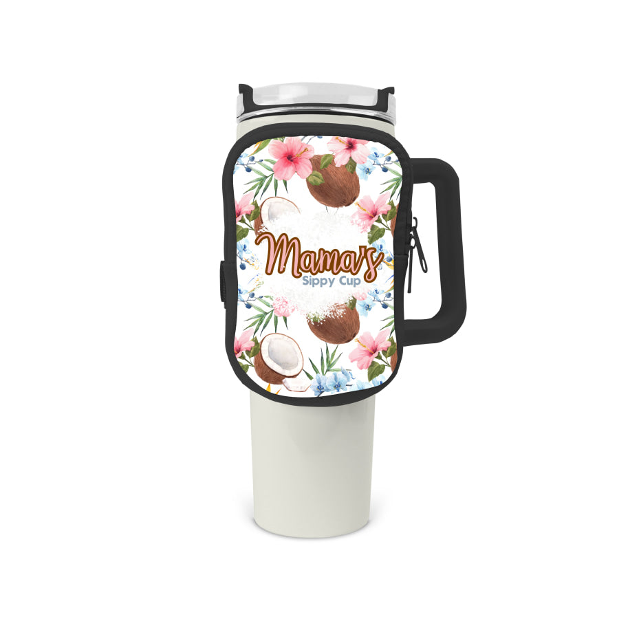 Mama’s Sippy Cup Zippered Pouch/Bag For 40oz Tumbler Tumbler