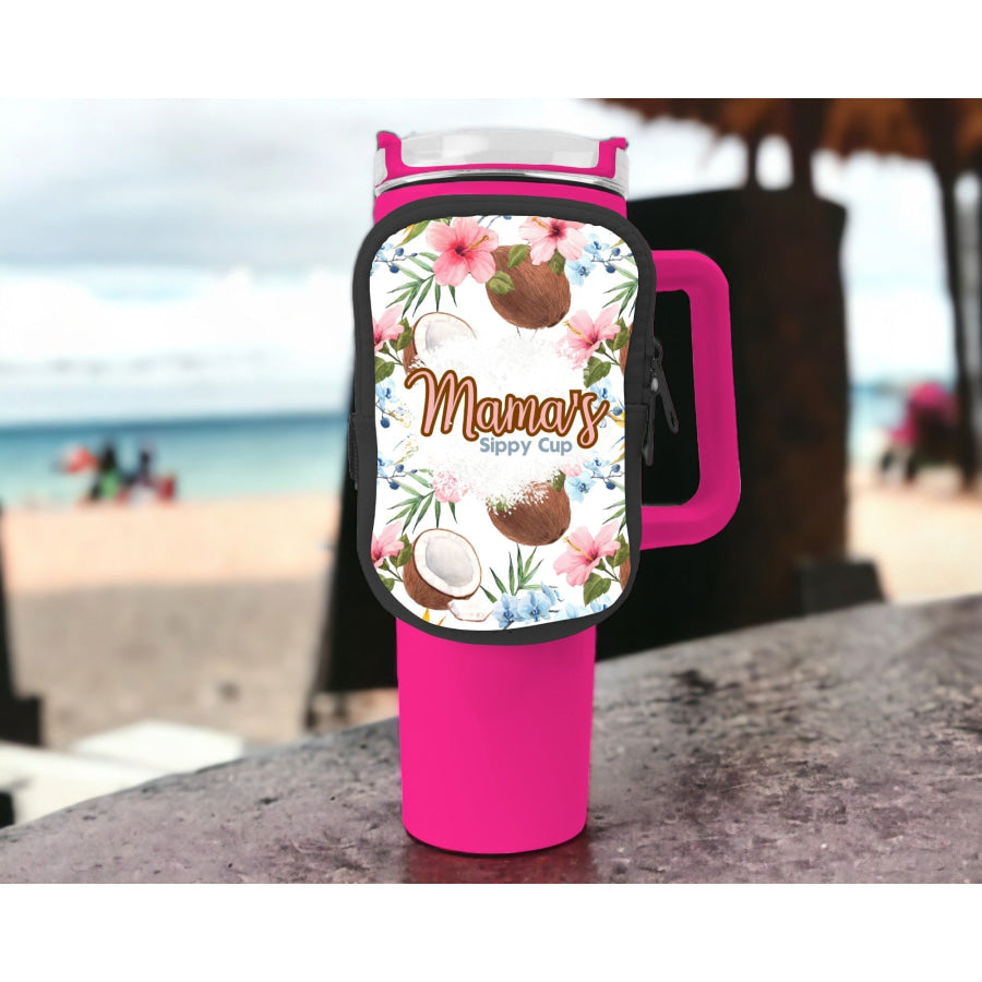 Mama’s Sippy Cup Zippered Pouch/Bag For 40oz Tumbler Tumbler