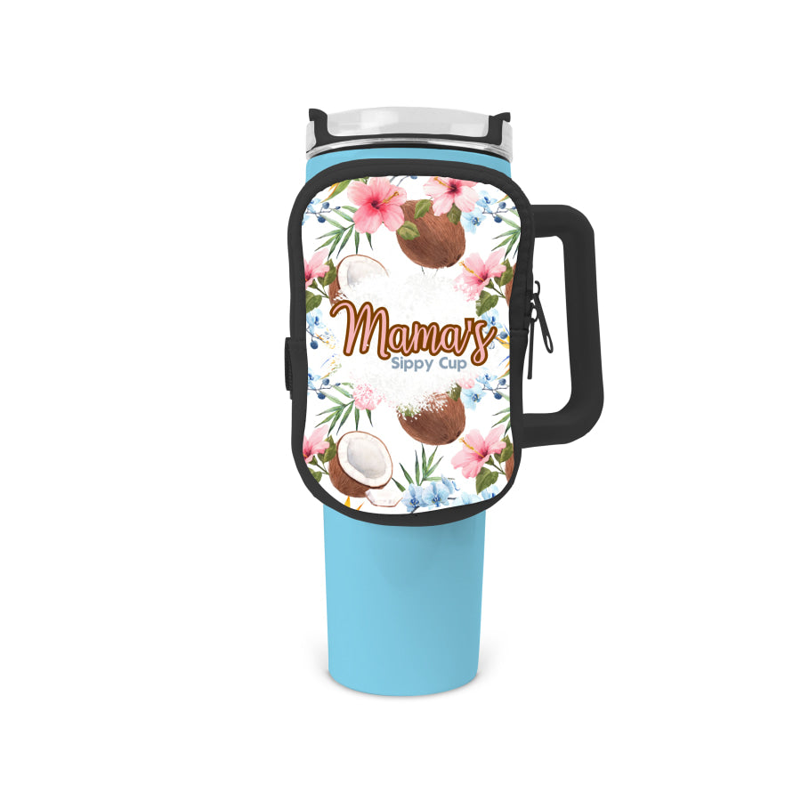 Mama’s Sippy Cup Zippered Pouch/Bag For 40oz Tumbler Tumbler