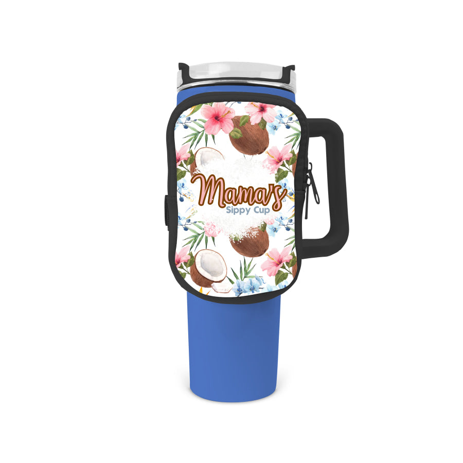 Mama’s Sippy Cup Zippered Pouch/Bag For 40oz Tumbler Tumbler