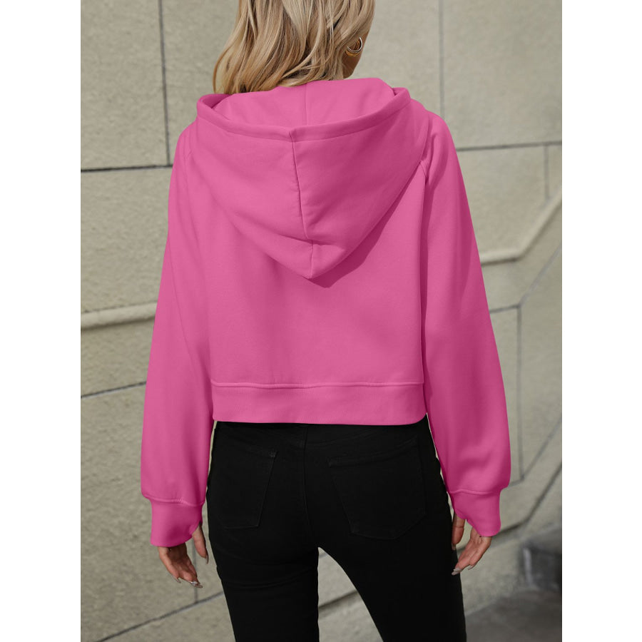 Mandy Half Zip Long Sleeve Sweatshirt Apparel and Accessories