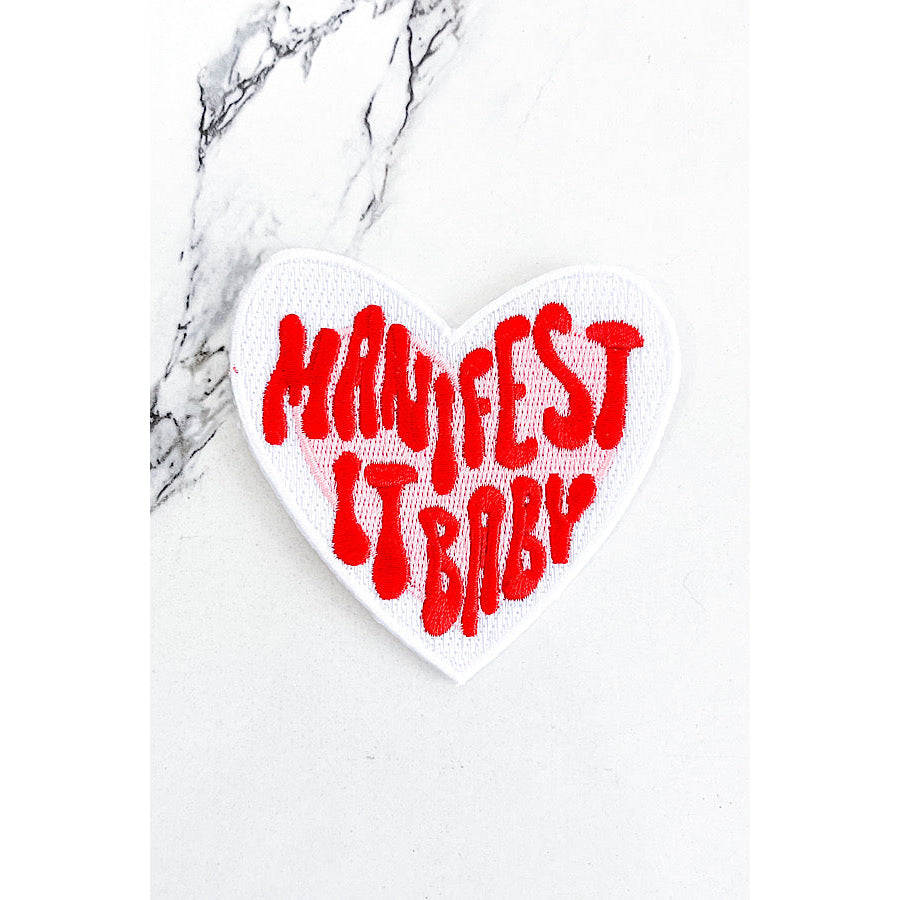 Manifest It Baby Embroidered Patch WS 600 Accessories