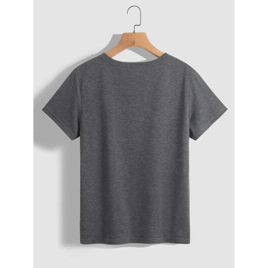 MARDI GRAS Round Neck Short Sleeve T - Shirt Apparel and Accessories