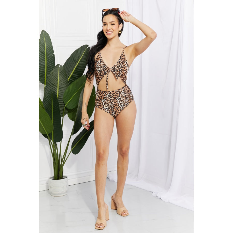 Shop Marina West Swim's Lost At Sea Cutout One-Piece Swimsuit