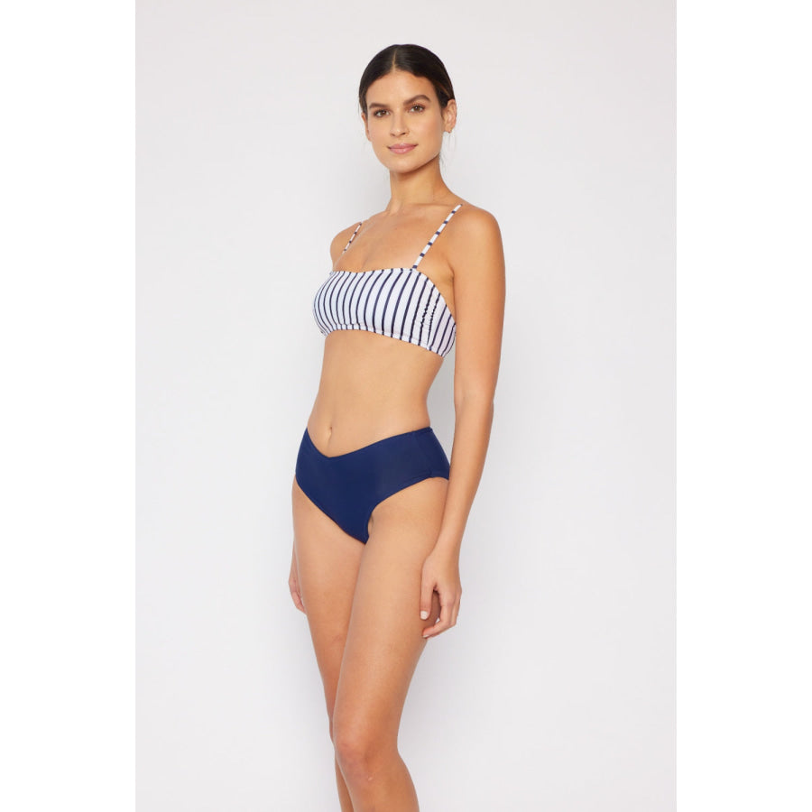 Marina West Swim Striped Bikini Set Apparel and Accessories