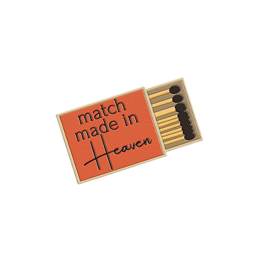 Match Made in Heaven Embroidered Patch WS Patches