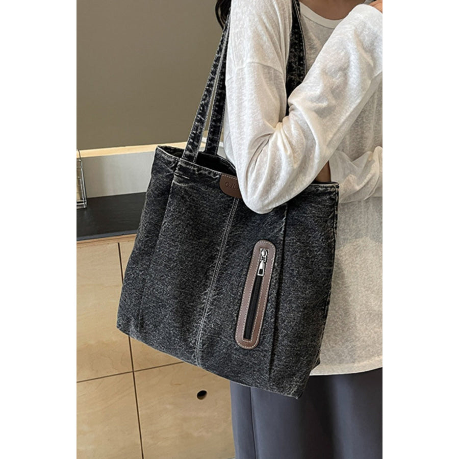 Medium Denim Tote Bag Apparel and Accessories