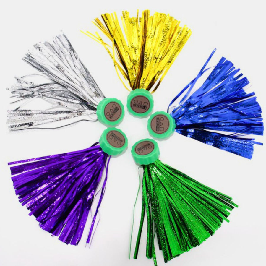 Melody 5 Pcs Plastic Kick Shuttlecock Assorted / One Size Apparel and Accessories