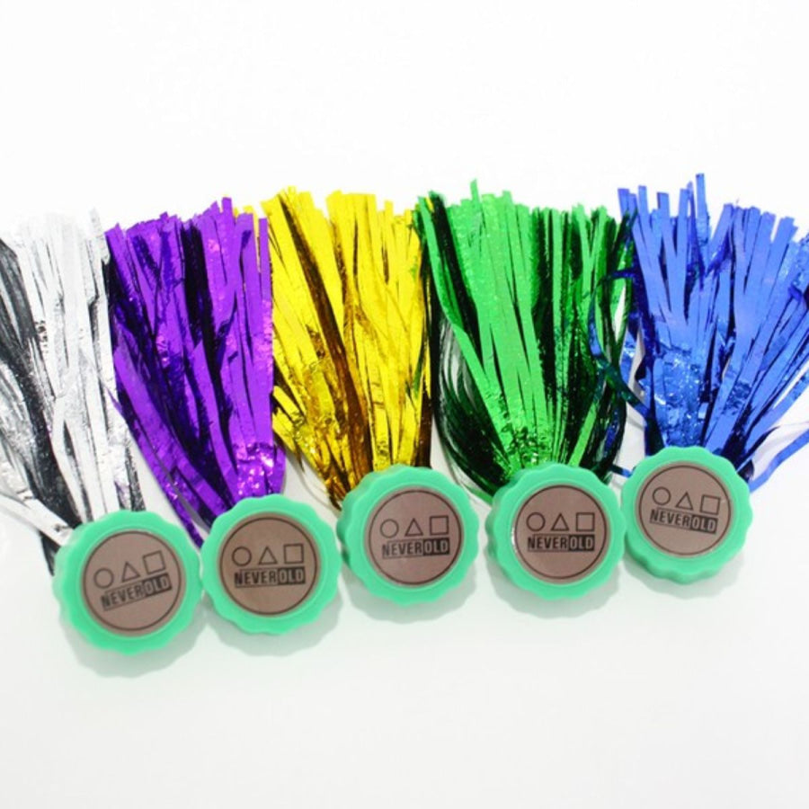 Melody 5 Pcs Plastic Kick Shuttlecock Assorted / One Size Apparel and Accessories