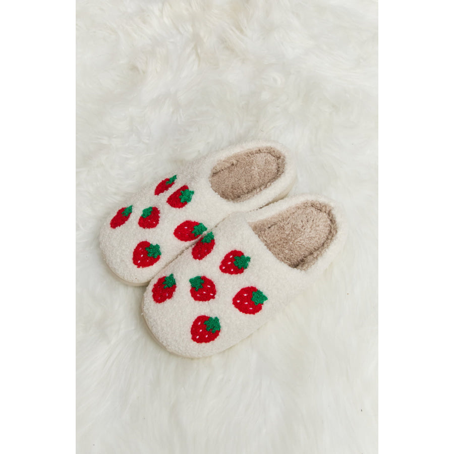 Melody Printed Plush Slide Slippers footwear