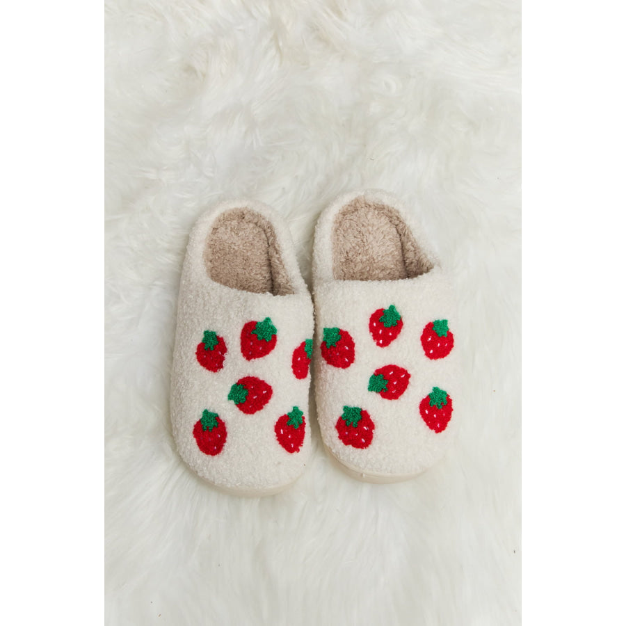 Melody Printed Plush Slide Slippers footwear