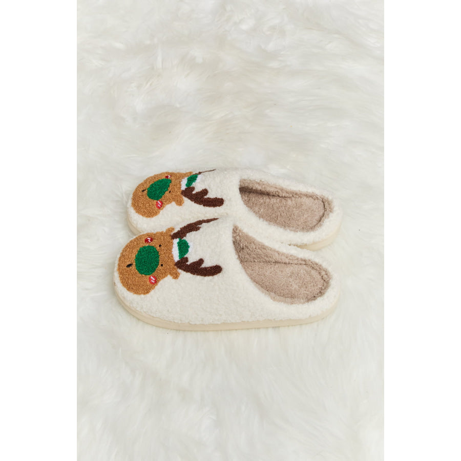 Melody Rudolph Print Plush Slide Slippers footwear